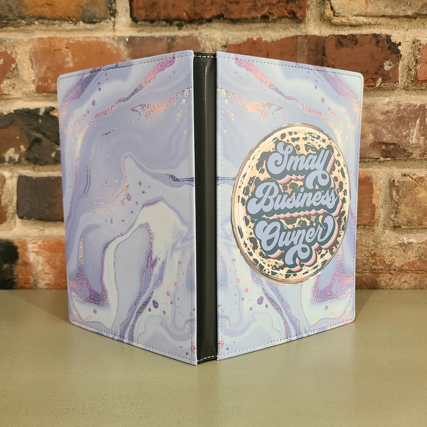 Small Business Owner Purple and Gold Journal