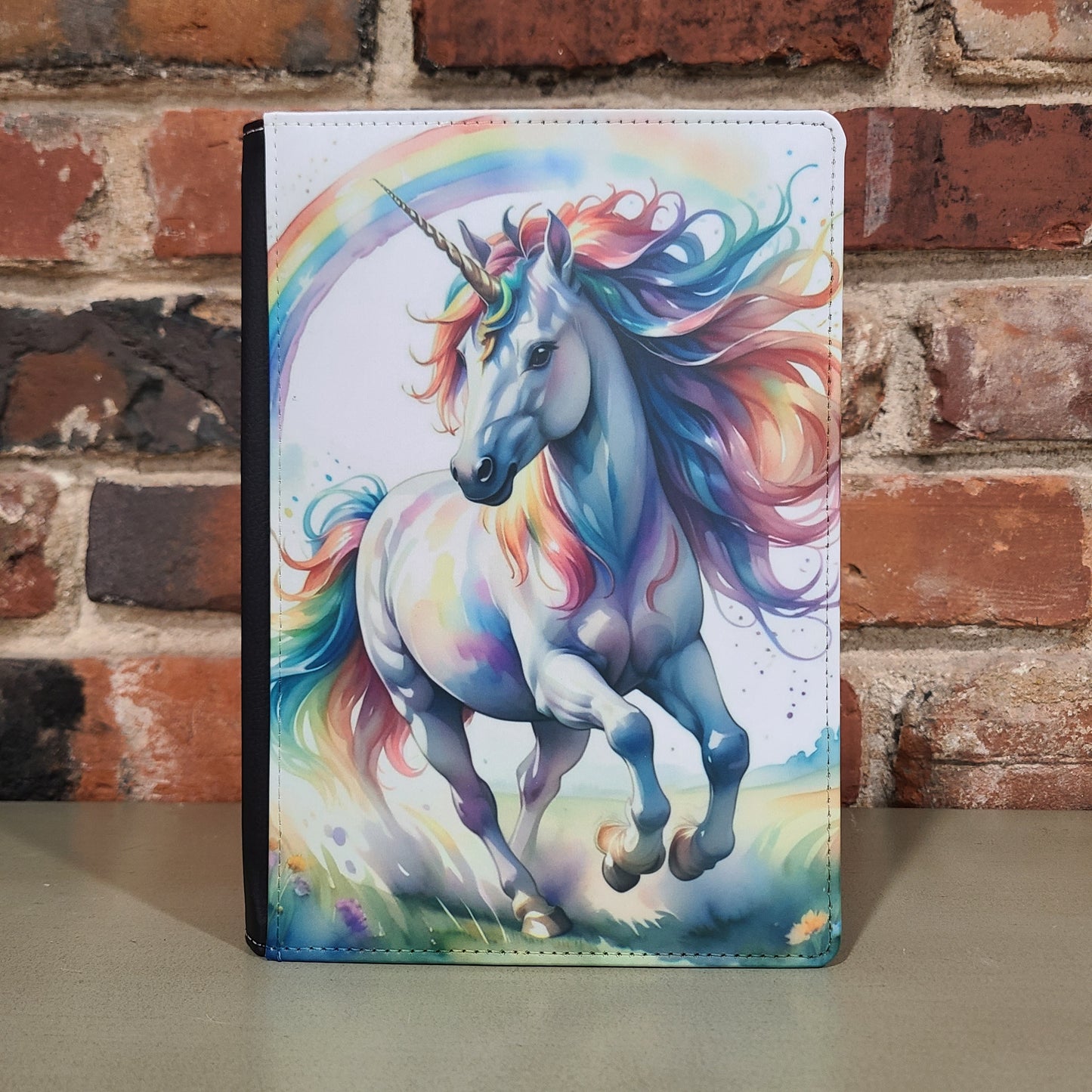 Watercolor Unicorn Rainbow Journal
