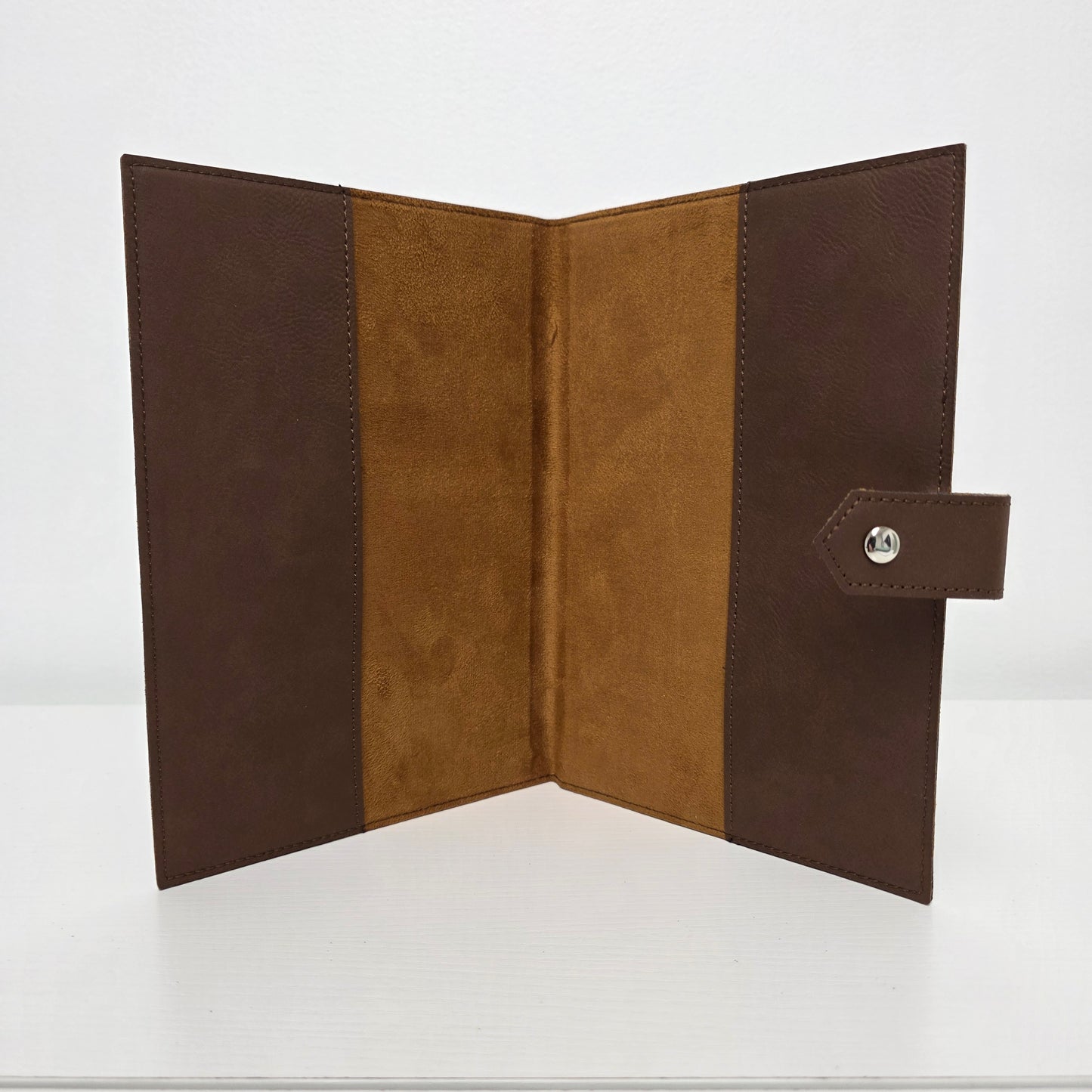 Studio Luxe Mocha Brown Faux Leather Journal Cover