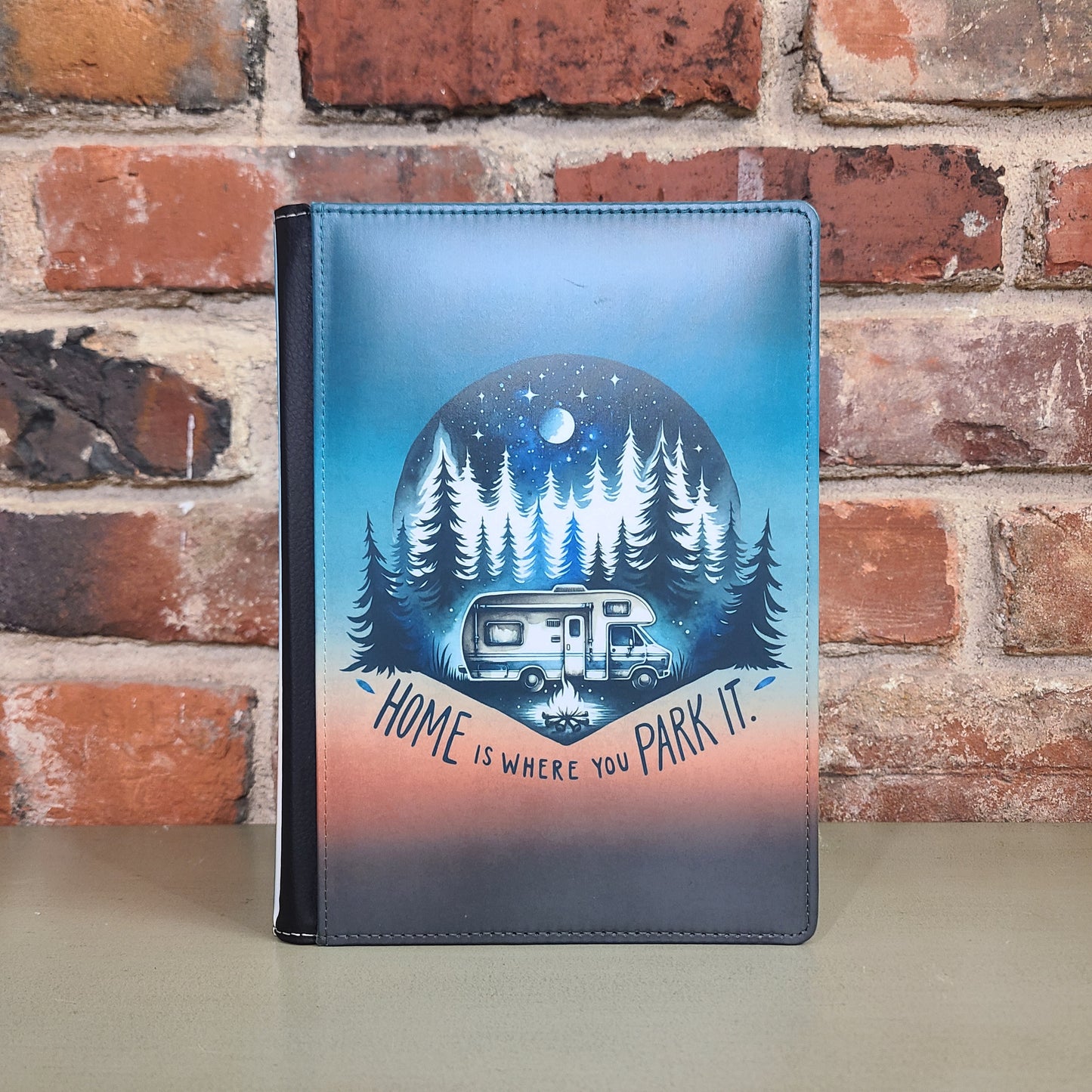 Camping RV Journal, Home is Where You Park It