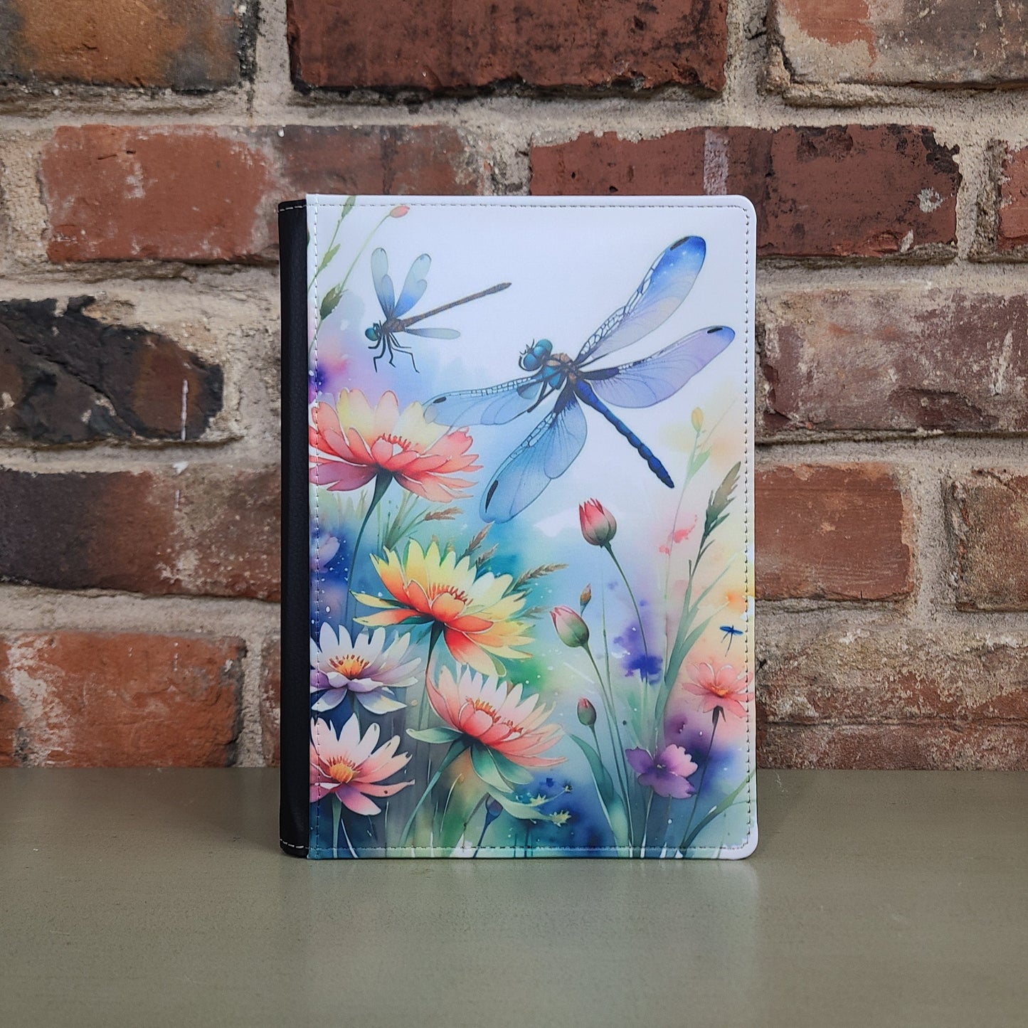 Dragonfly Watercolor Garden