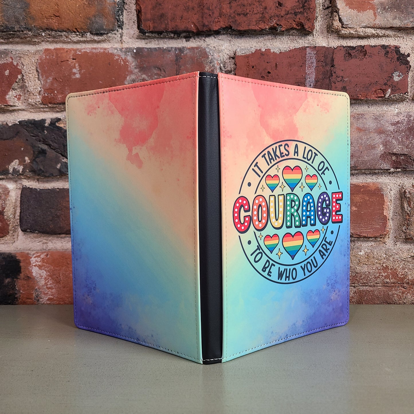 Pride Rainbow Journal, Love is Love, Gay Pride, Self Love