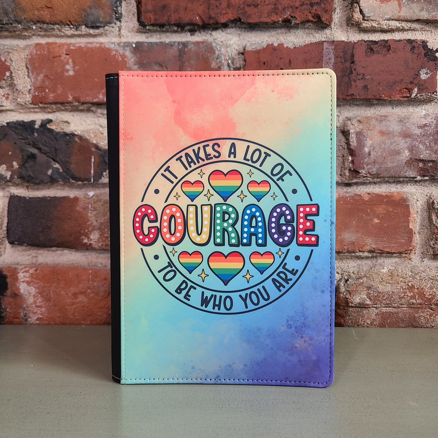 Pride Rainbow Journal, Love is Love, Gay Pride, Self Love