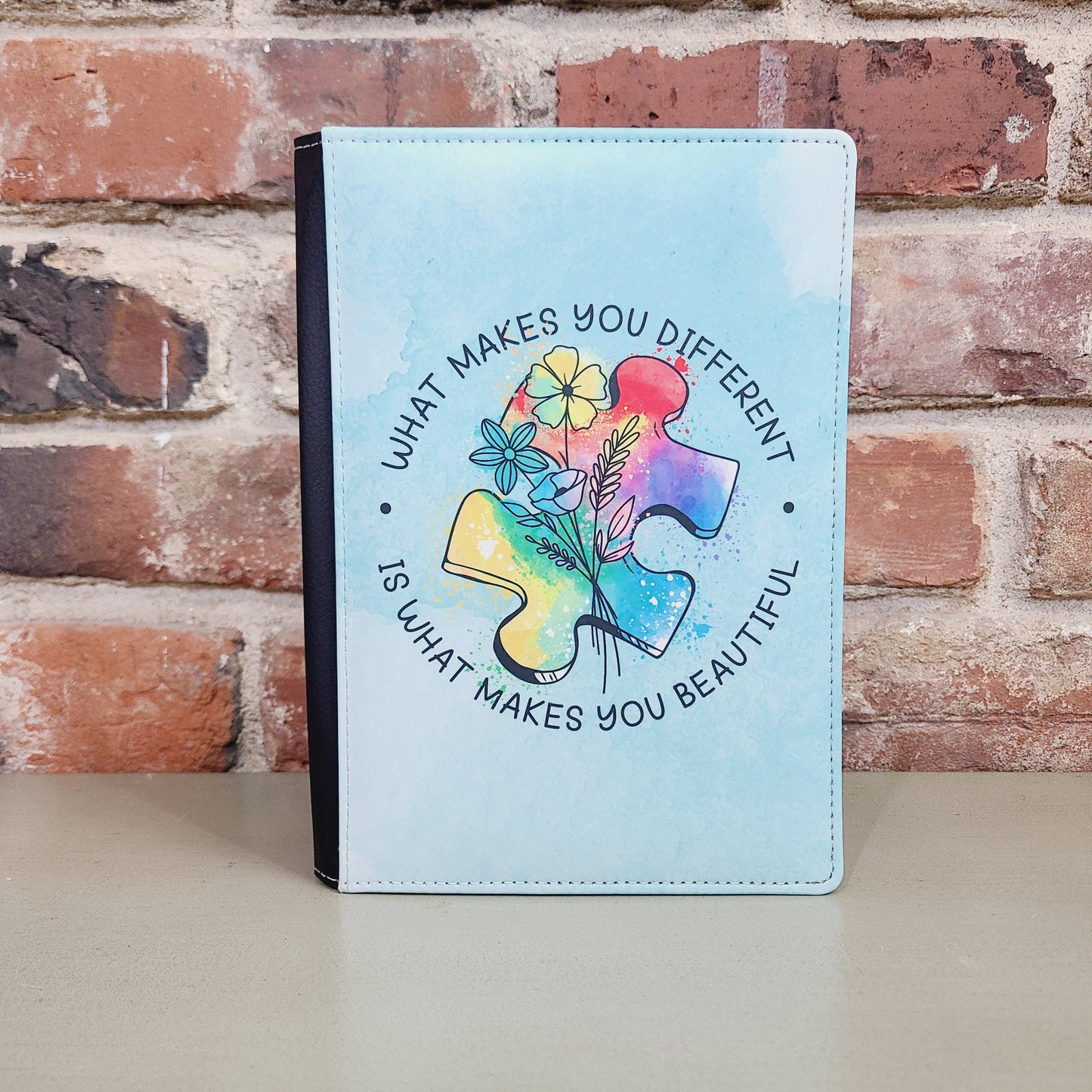 Autism Awareness Puzzle Piece Journal