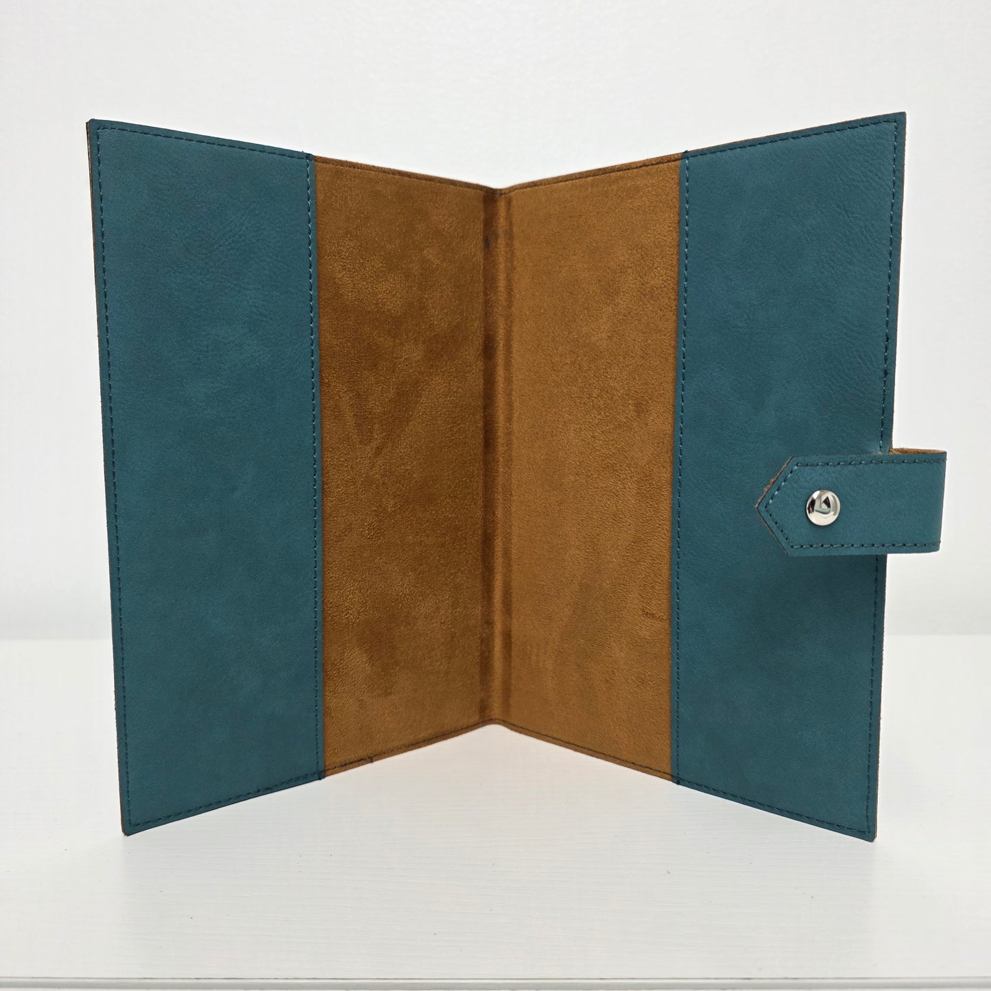 Studio Luxe Cerulean Blue Faux Leather Journal Cover