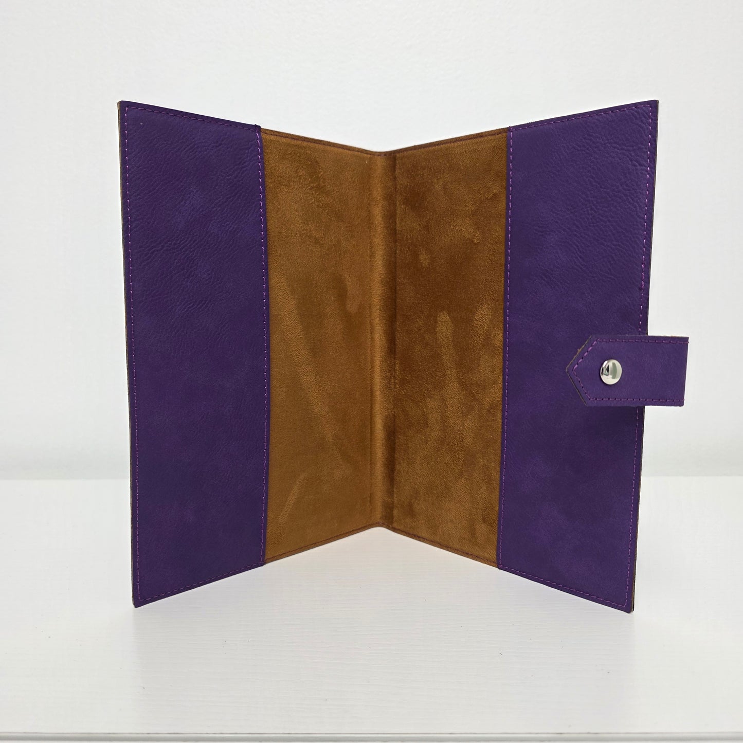 Studio Luxe Amethyst Purple Faux Leather Journal Cover