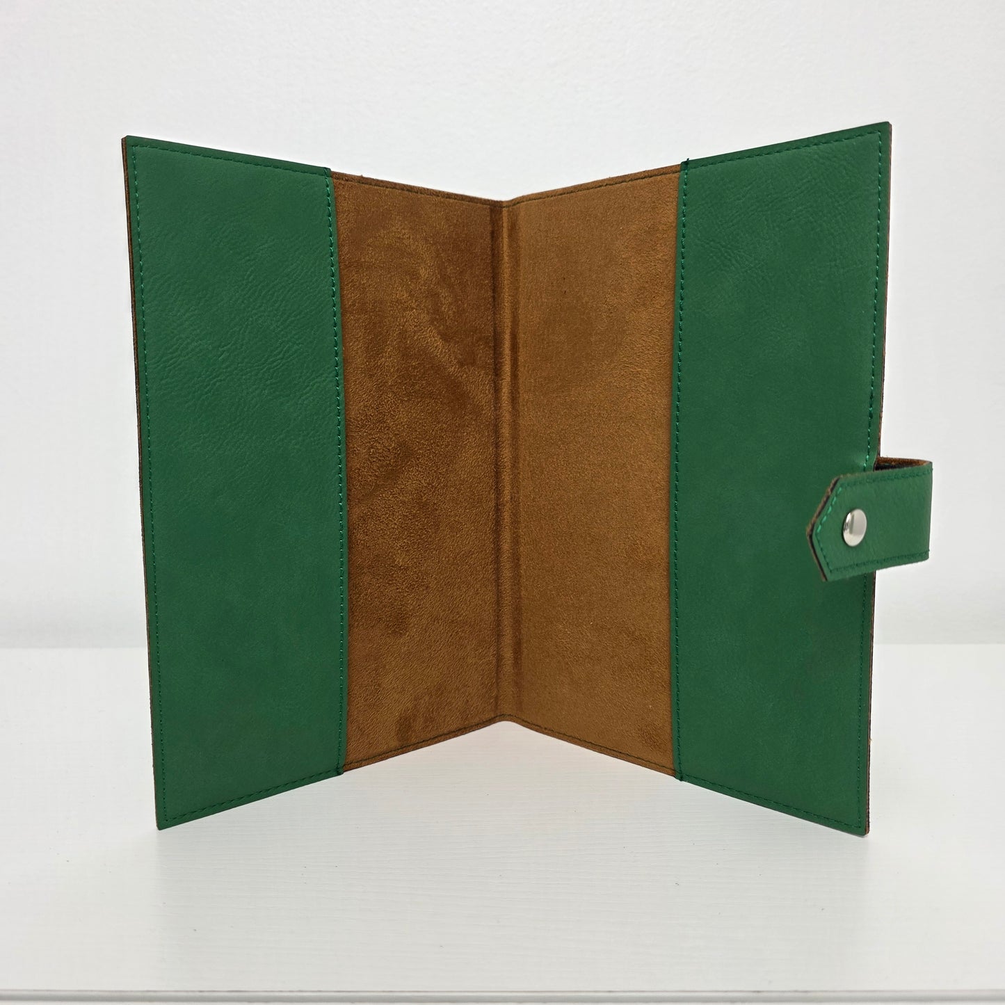 Studio Luxe Emerald Green Faux Leather Journal Cover