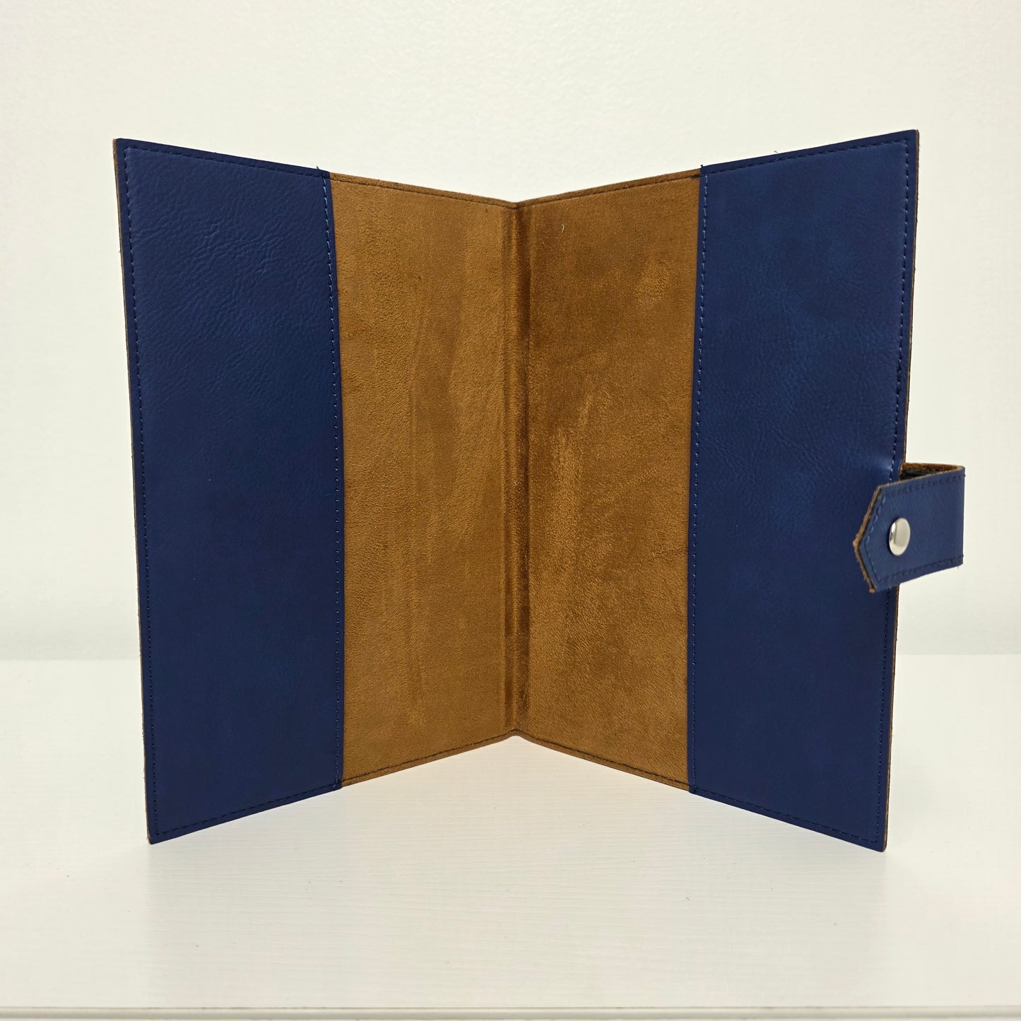 Studio Luxe Sapphire Dark Blue Faux Leather Journal Cover