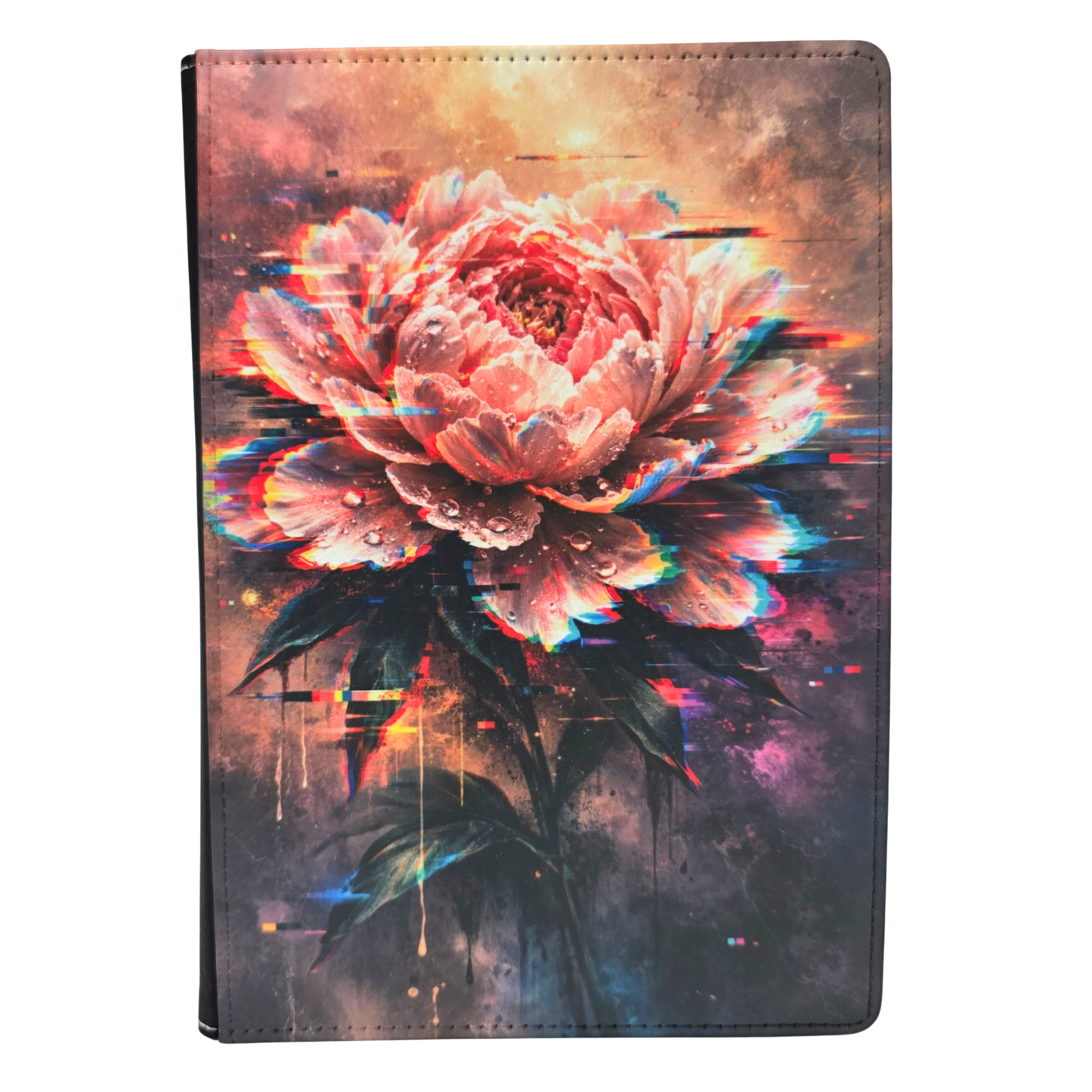 Fractured Bloom Peony Glitch Journal