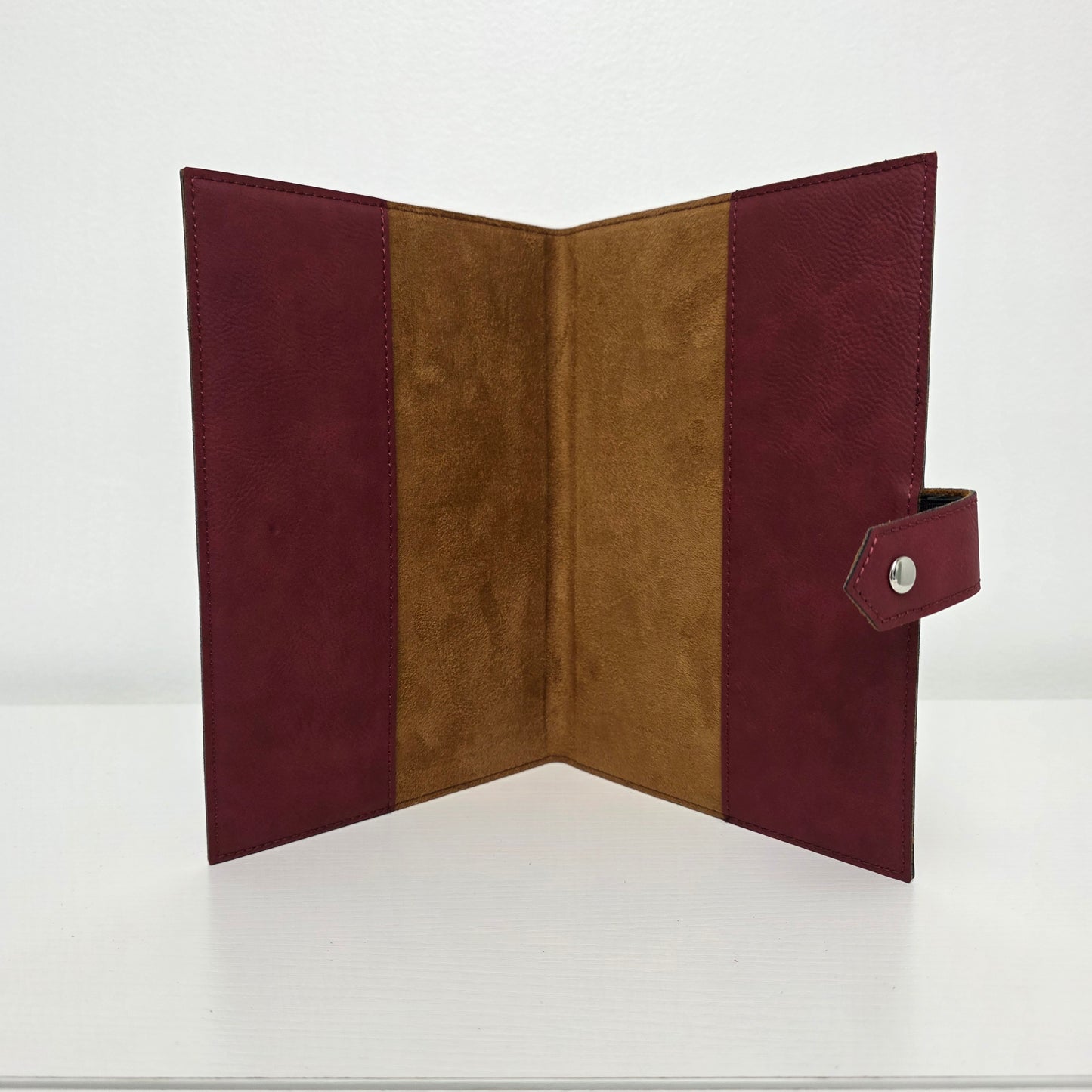 Studio Luxe Merlot Burgundy Faux Leather Journal Cover