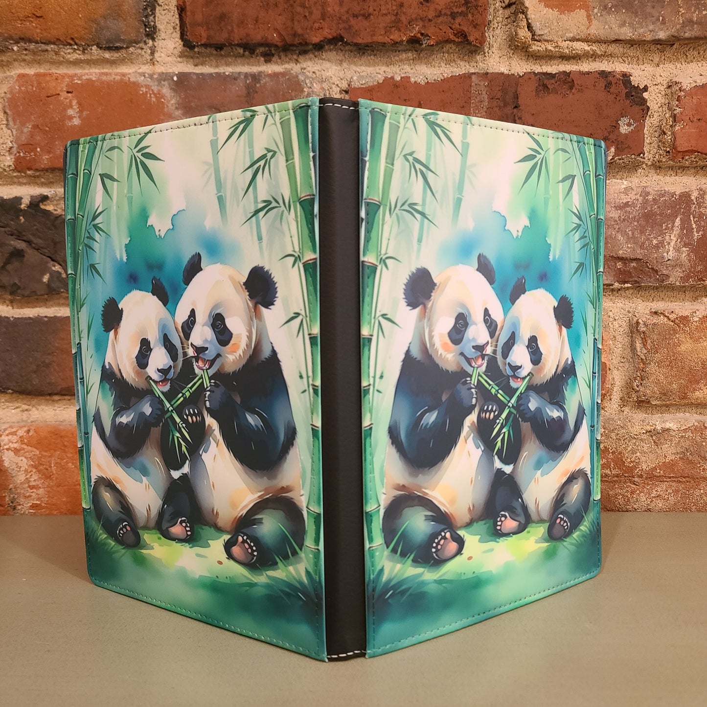 Panda Watercolor Journal, Bamboo Journal