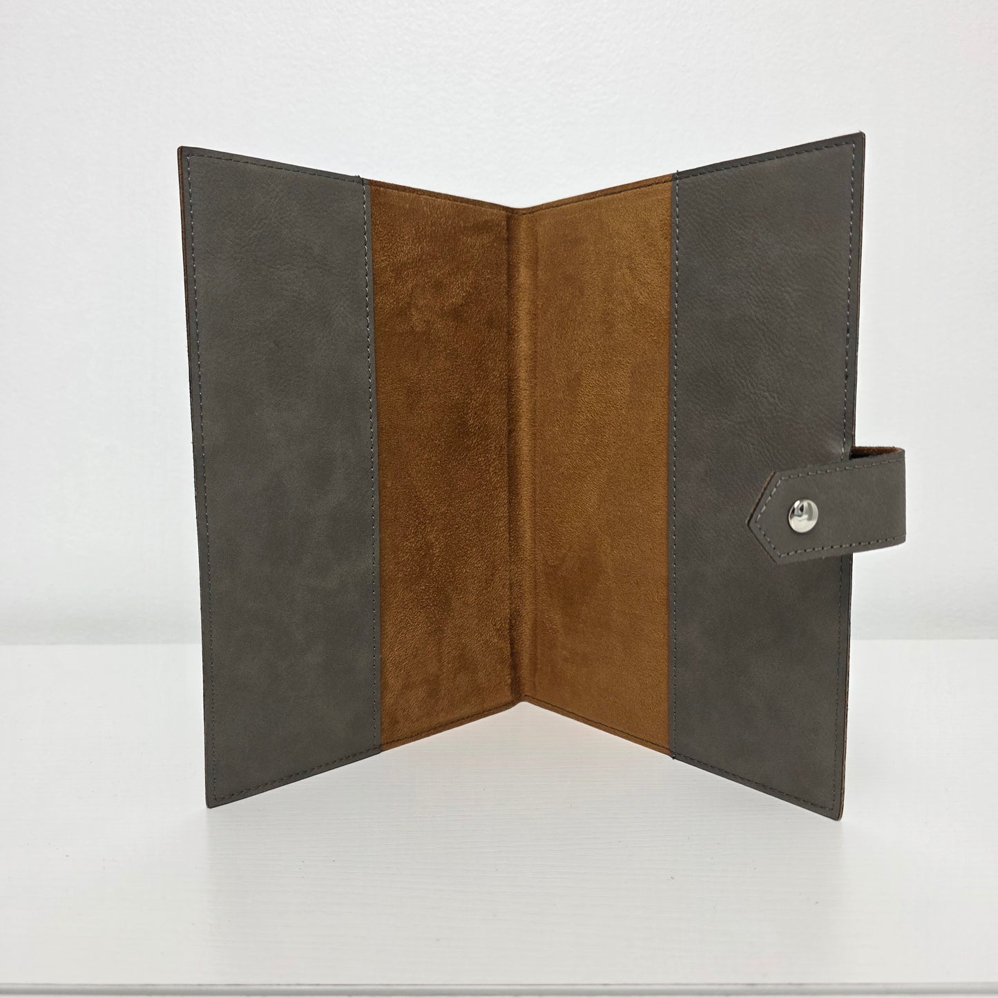 Studio Luxe Slate Gray Faux Leather Journal Cover