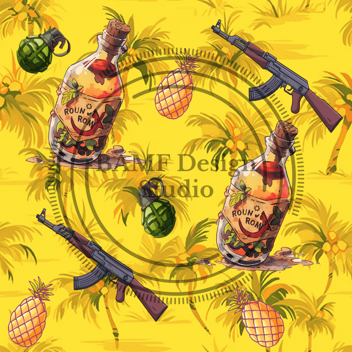 Rum Runner | FlexFit Polo | The Island Collection