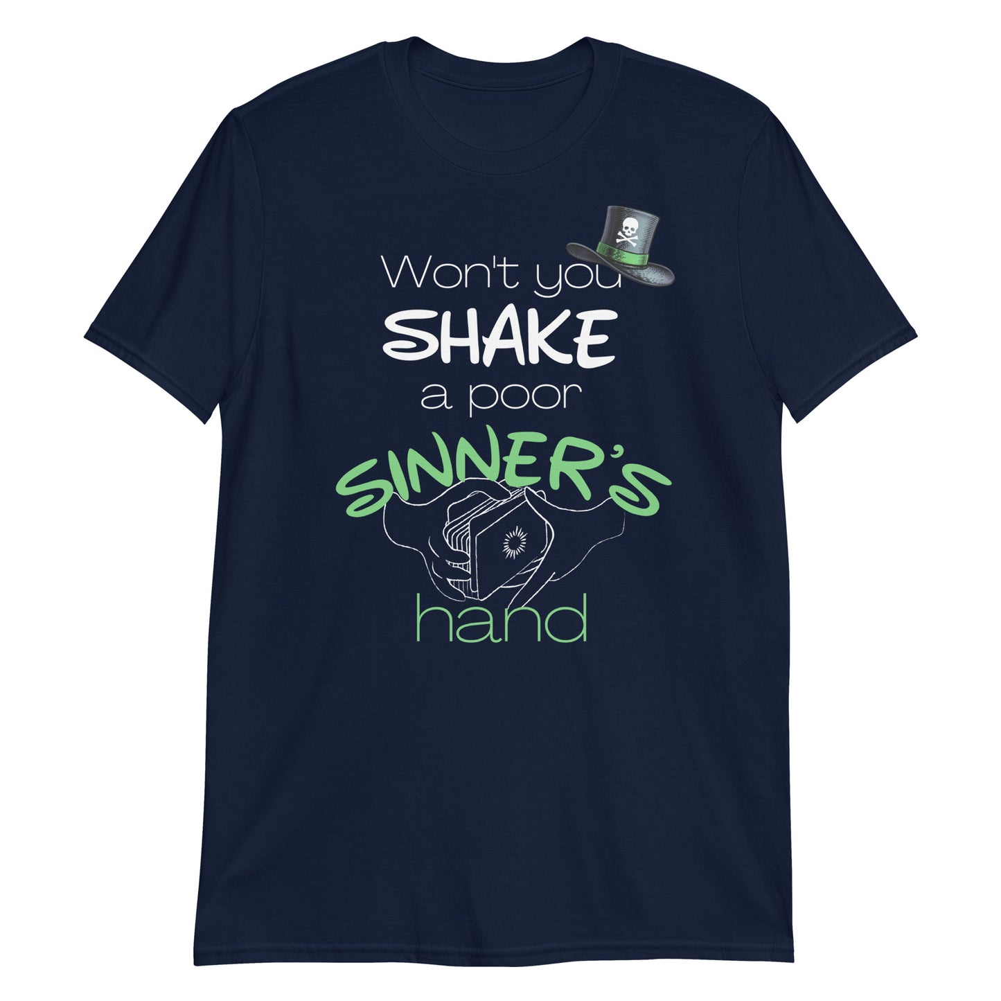 Disney Princess and the Frog, Shake a Poor Sinner's Hand, Voodoo Shirt, Princess Tiana, Disney Shirt, Magic Short-Sleeve Unisex T-Shirt