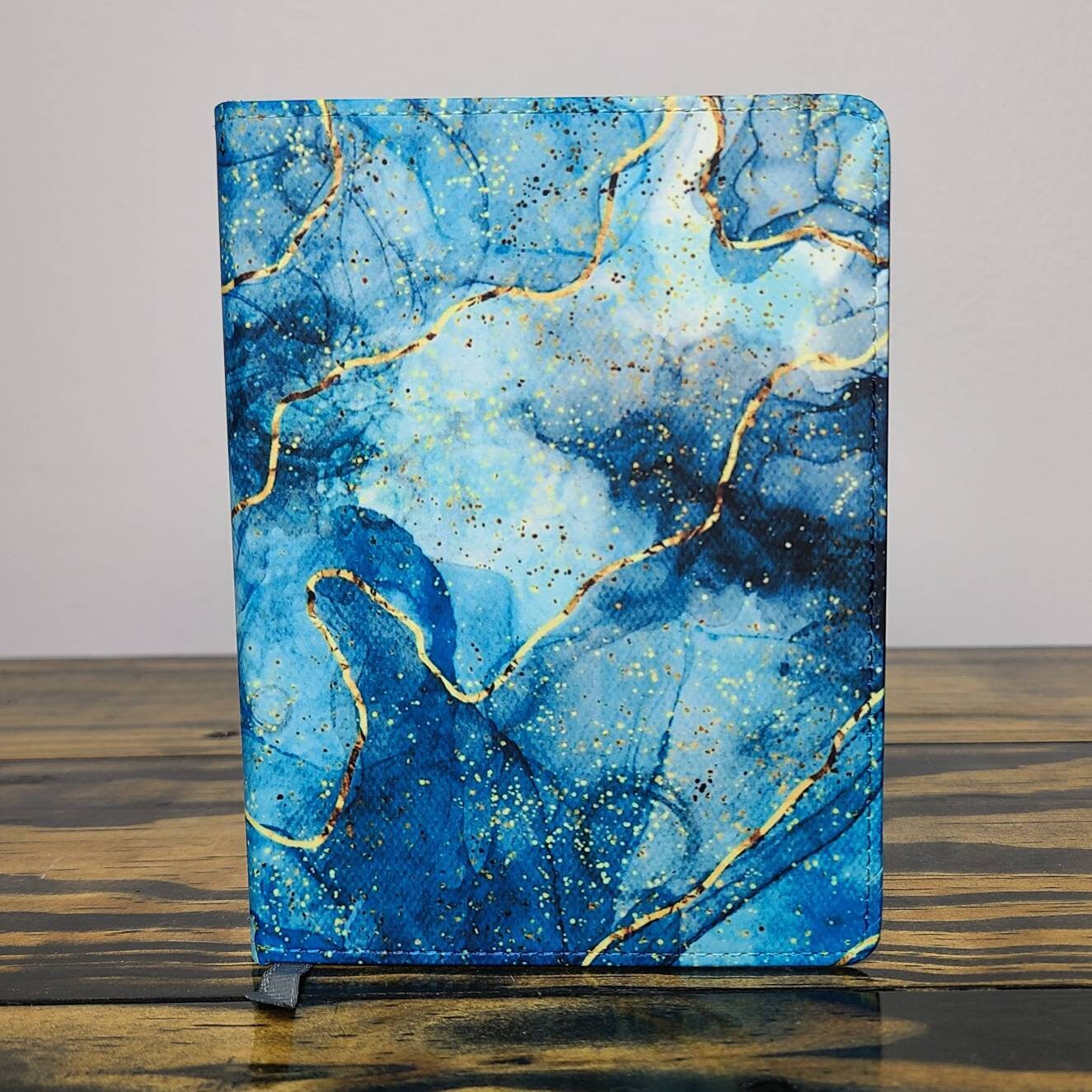 Blue and Gold Abstract Journal