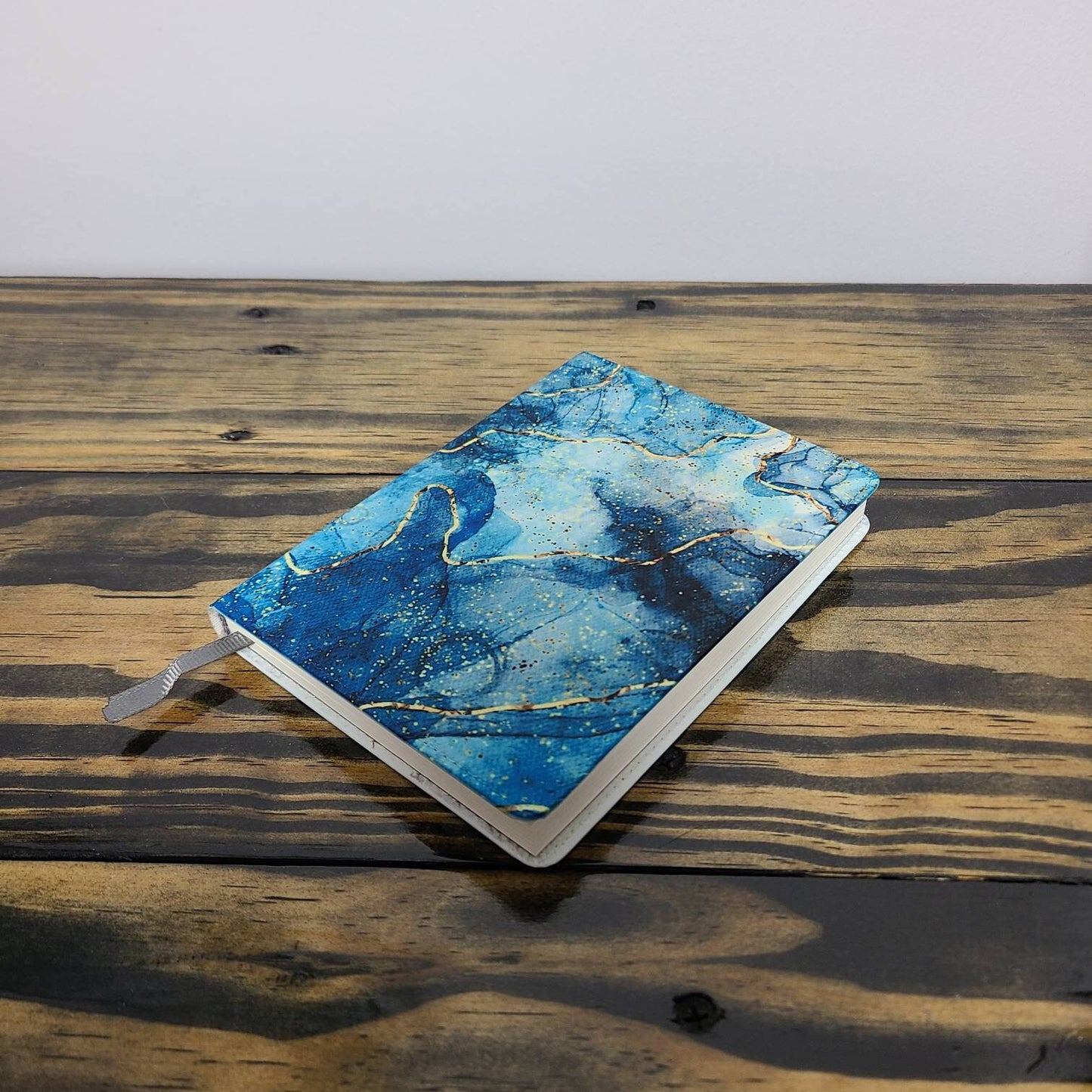Blue and Gold Abstract Journal