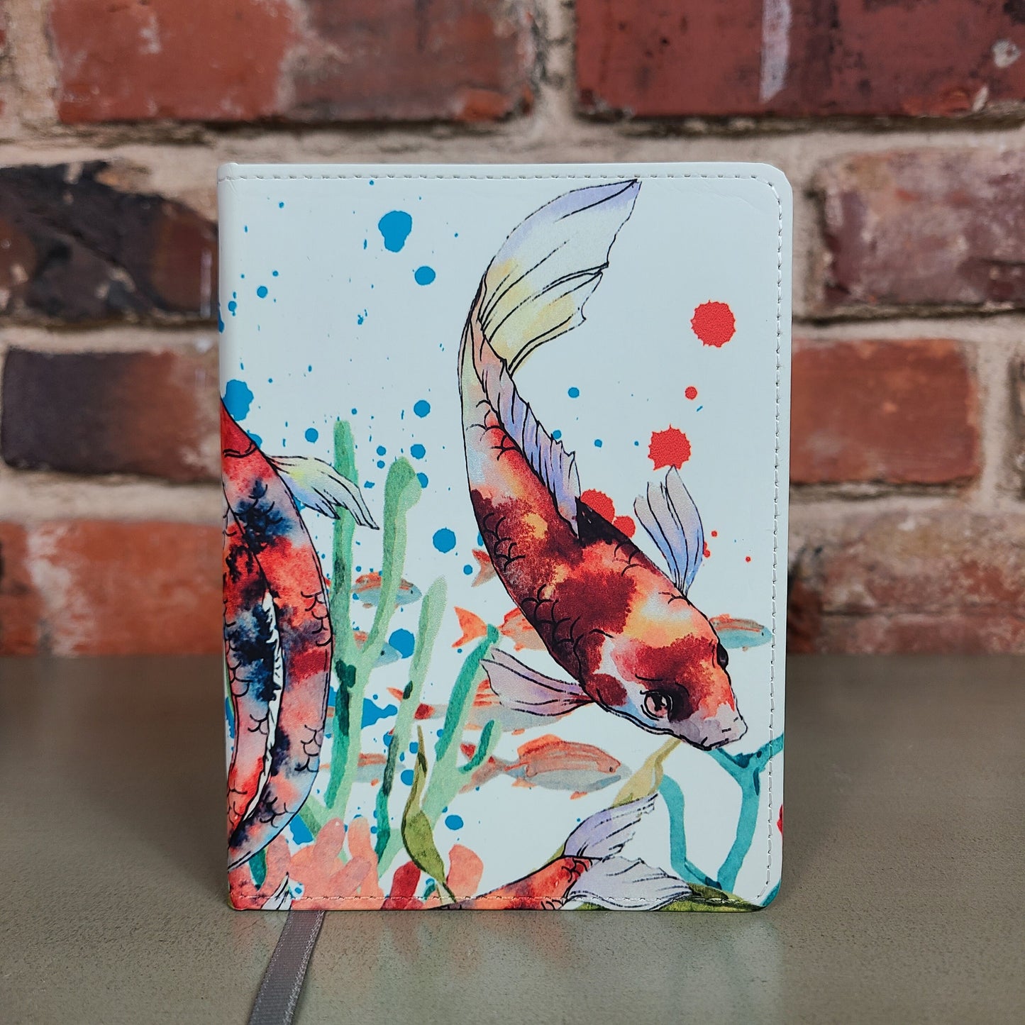 Koi Fish Watercolor Journal