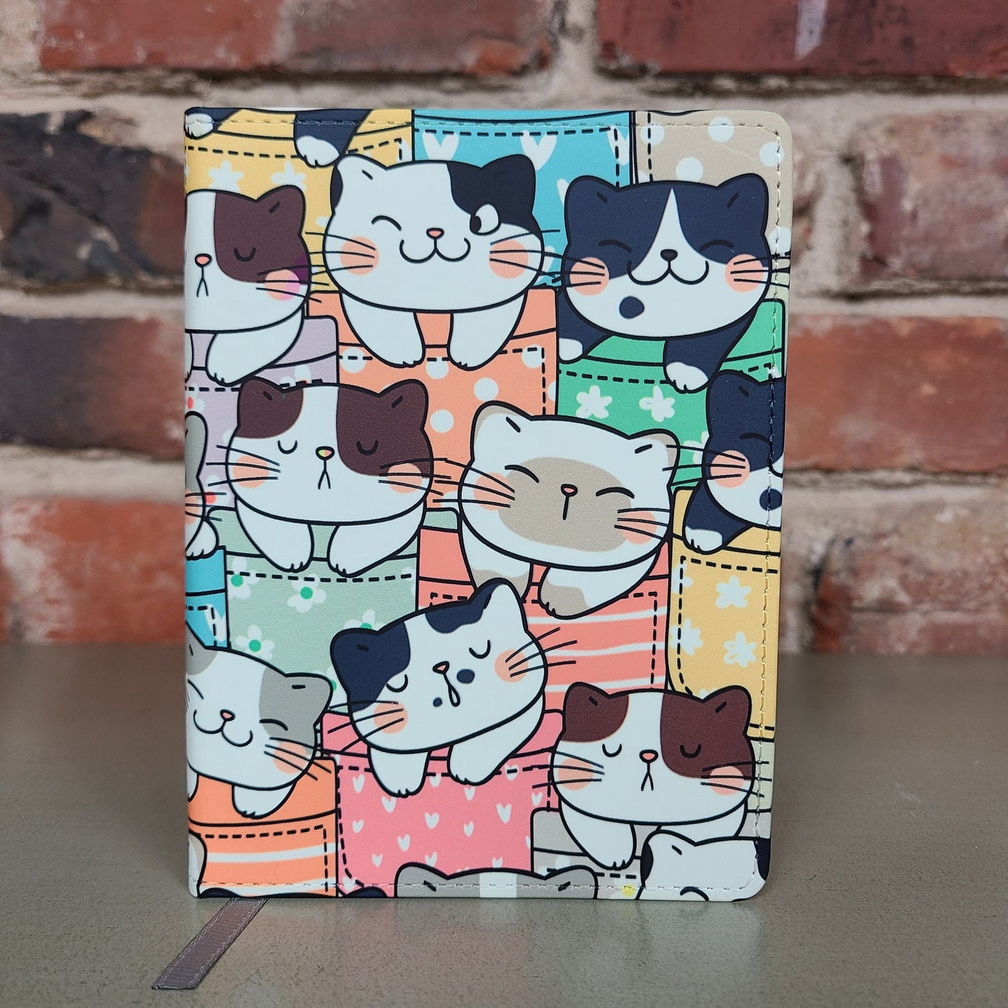 Colorful Cats in Pocket Journal
