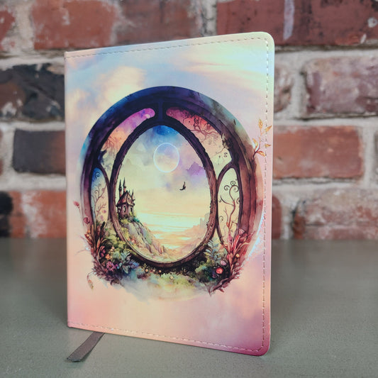 Mystical Watercolor Fantasy Window Journal