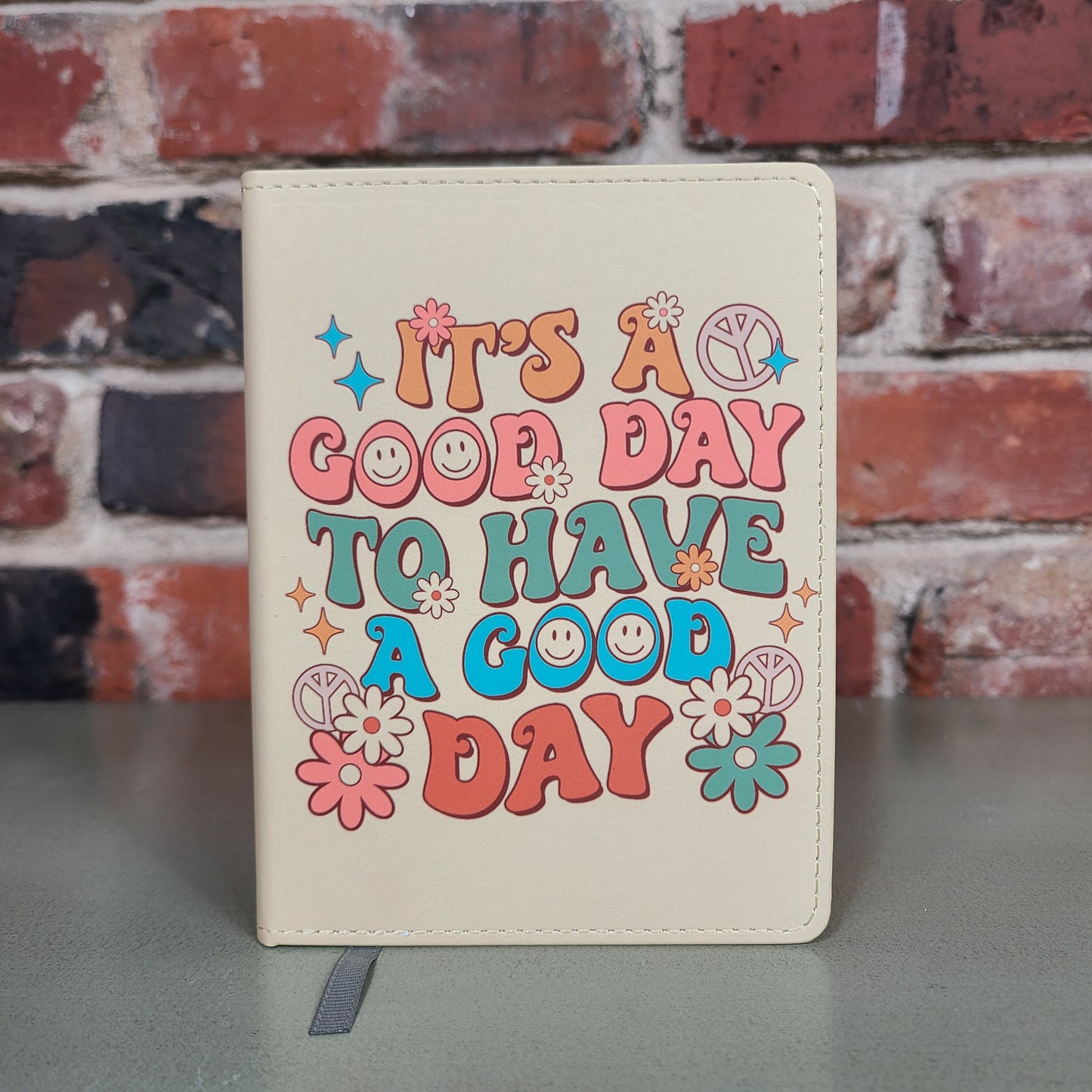 Happy Good Day Journal, Good Vibes Boho