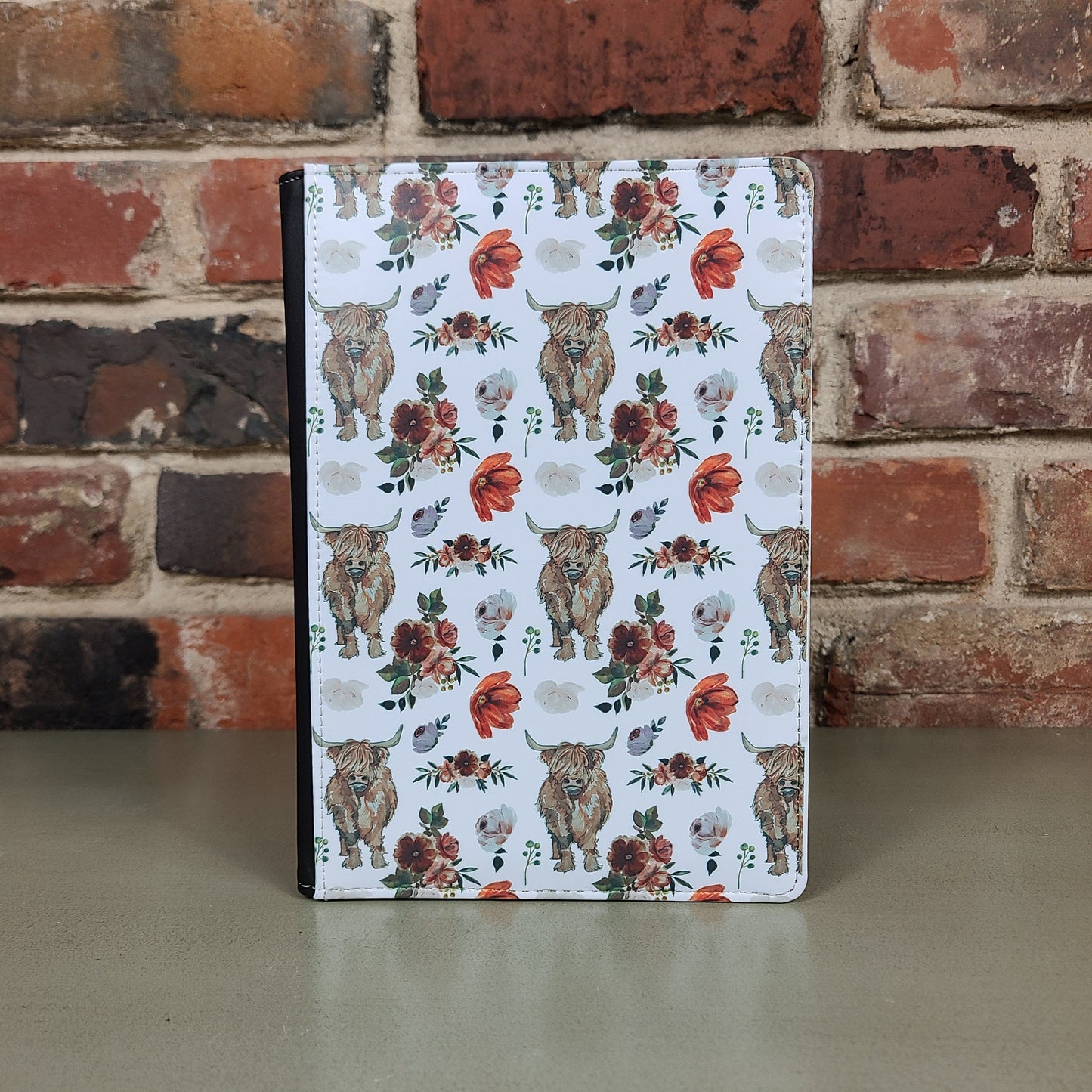 Highland Cow Floral Journal