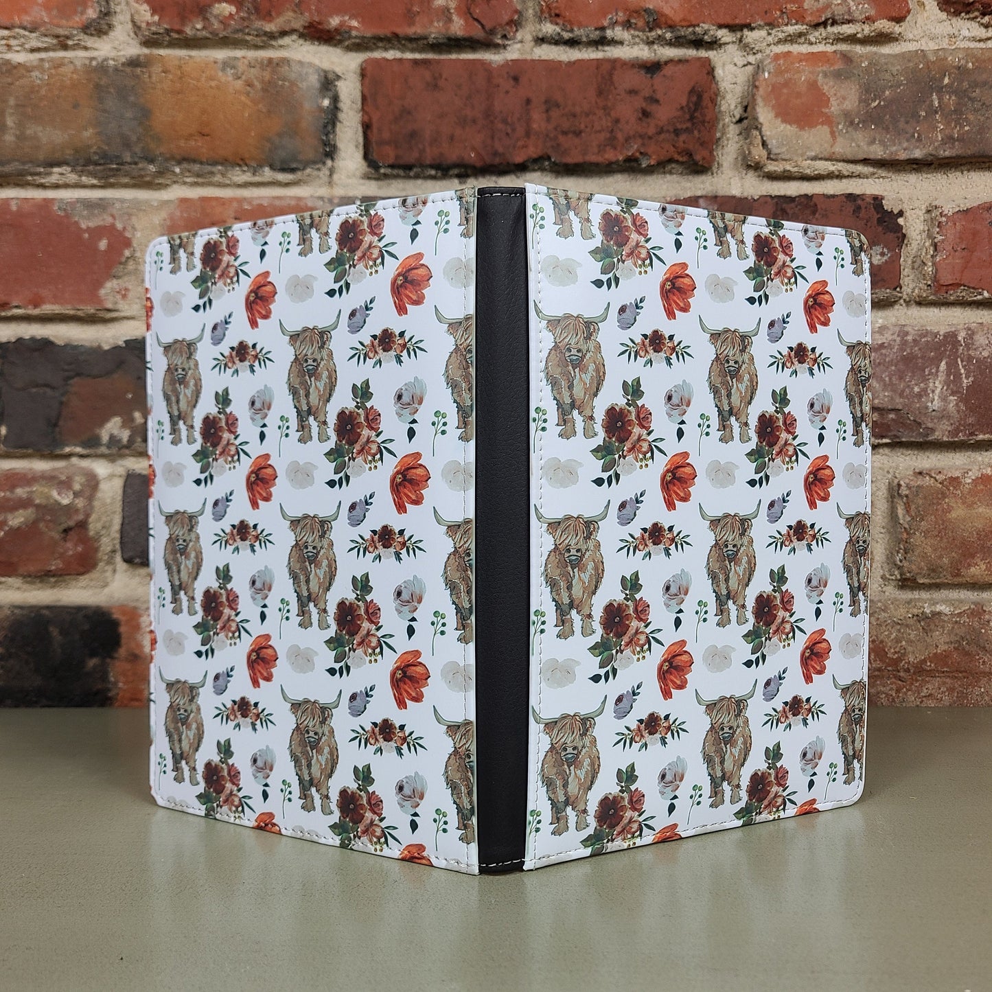Highland Cow Floral Journal