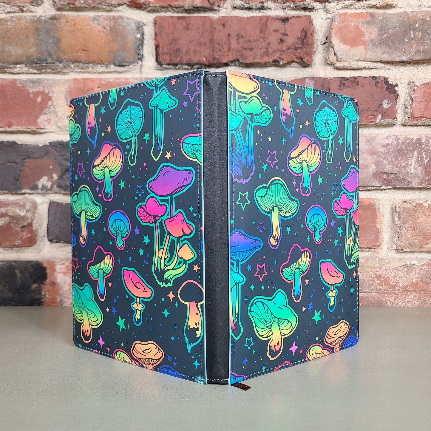 Neon Mushroom Colorful Journal